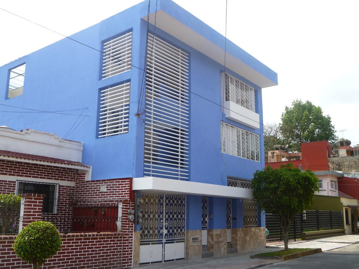 La Casa Azul Hostal Y Pension - Coatepec Xalapa Eksteriør bilde